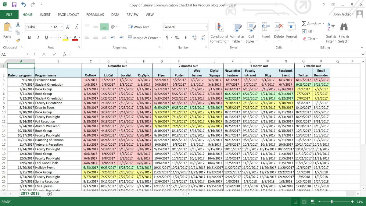 Keeping Tabs on Deadlines with Excel's 'Conditional Formatting