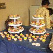 Cupcakes decorated for Diwali celebration