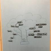 A decision tree from one of the students.