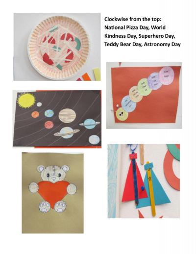 Images from different obscure holiday craft programs