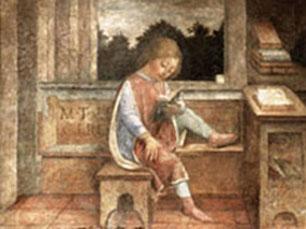 Vincenzo Foppa, The Young Cicero Reading, c. 1464.  Wallace Collection, London.