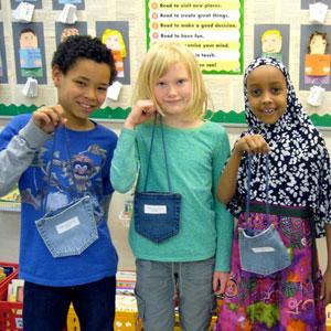 Kids with poems in their pockets. Nan Knutsen, Falcon Heights Elementary School