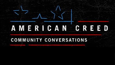 Logo for American Creed Community Conversations project