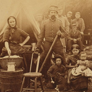 Camp of 31st Pennsylvania Infantry near Washington, D.C., 1862  (Library of Congress Civil War Photographs)