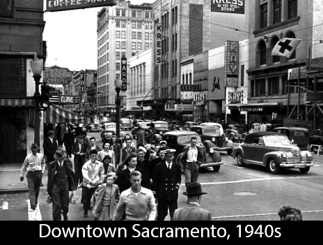 Downtown Sacramento 1940s