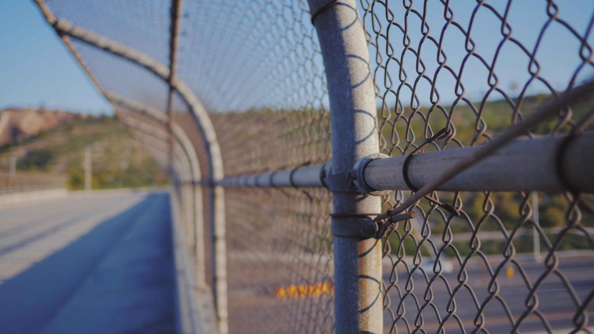 chain-link fence