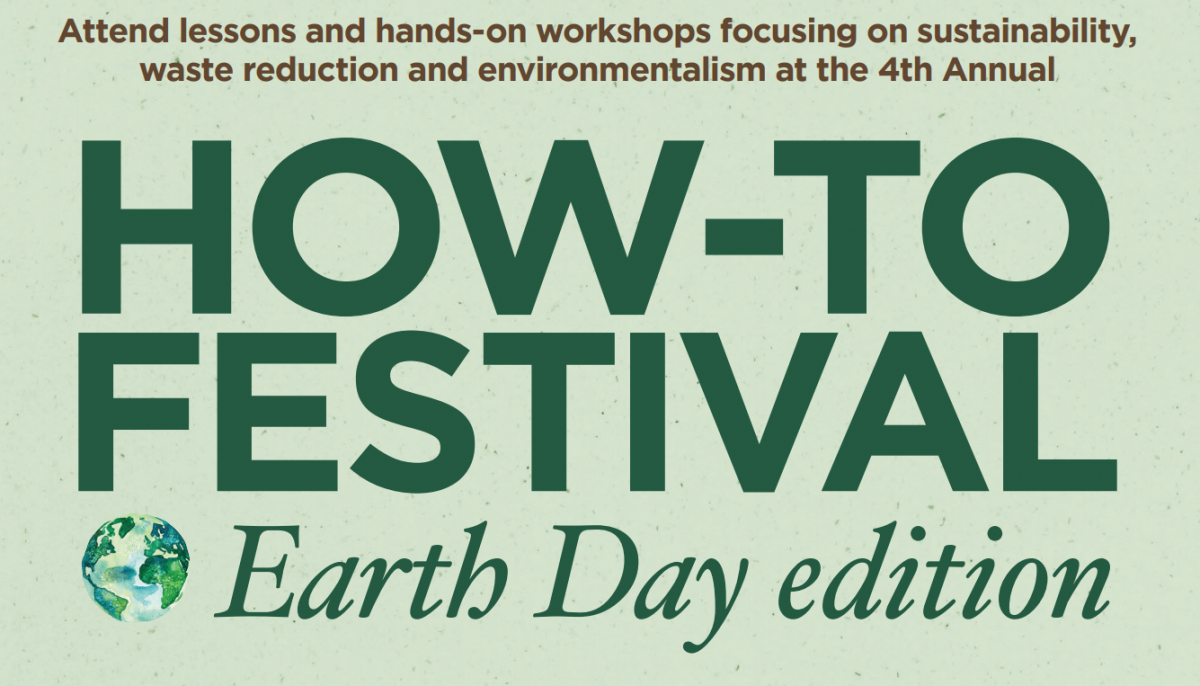logo for How-To Festival: Earth Day edition