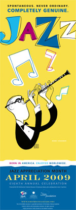 Jazz Appreciation Month 2009 poster