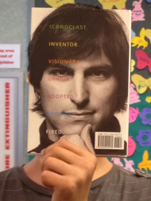 A teen becomes Steve Jobs in this bookface