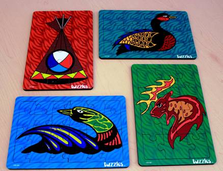 Indigenous imagery puzzles
