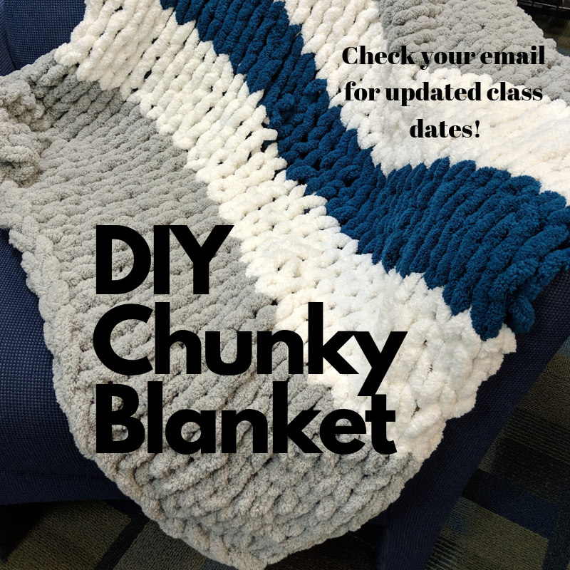 DIY Chunky Knit Blanket Class | Programming Librarian