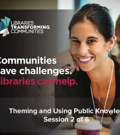 Communities have challenges. Libraries can help.