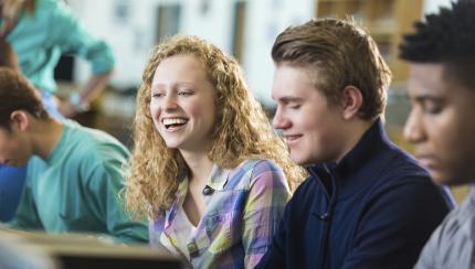 young people laughing young people laughing