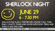 Sherlock Night Sherlock Night publicity piece