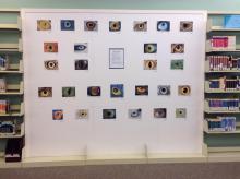An art display at the Teen Art Show An art display at the Teen Art Show