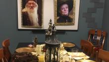 Harry Potter Escape Room (No.3) Room decorated to look like the Great Hall from Harry Potter