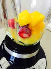 Blender with fruit Blender with fruit
