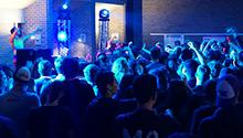 Dawg Daze DJ with students Dawg Daze DJ with students