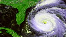 Hurricane rendering image by NASA