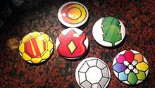 Sample Pokemon badges Sample Pokemon badges