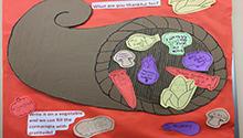 A gratitude board can bring community members together. A gratitude board can bring community members together.