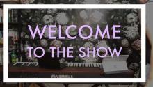 Screenshot taken from the beginning of the live stream. Text reads: Welcome to the show