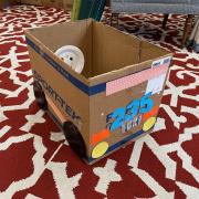 Cardboard box car