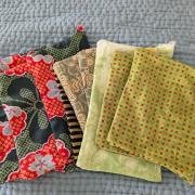 Selection of sewed fabric used for the heating pads