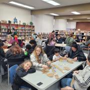 Library room full of program participants