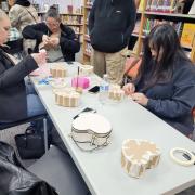 People making pinatas