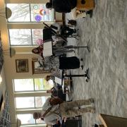 Irish band playing during the event