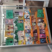 Book Bucks display at NCLS.