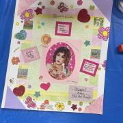 Photograph of a finals scrapbook page