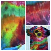 Completed tie dye shirt