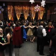 Teens dancing at the Yule Ball