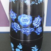 Black Barrel w/Blue Roses: EVPL and Youth Care Center, 2016 (coordinated by Michael Cherry)