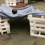 Fort created by participants 