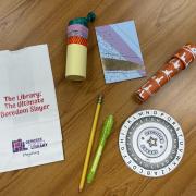 Photograph of materials for the program