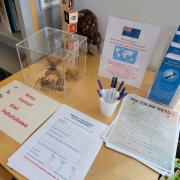 Photograph of New Zealand Pen Pals sign up table