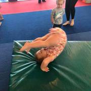 Doing a somersault