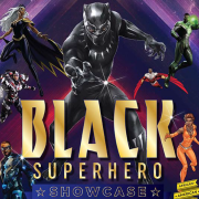 Black superhero poster