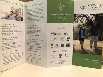 Brochure for program Boomers and Beyond
