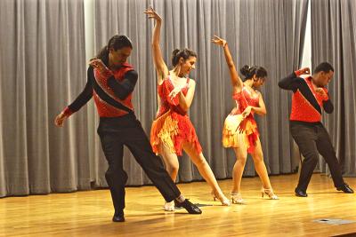 Cultural performances at the annual Immigration Fair at the Flushing Library.