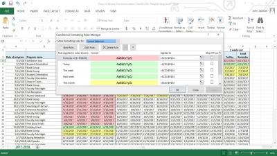 Screenshot of Microsoft Excel