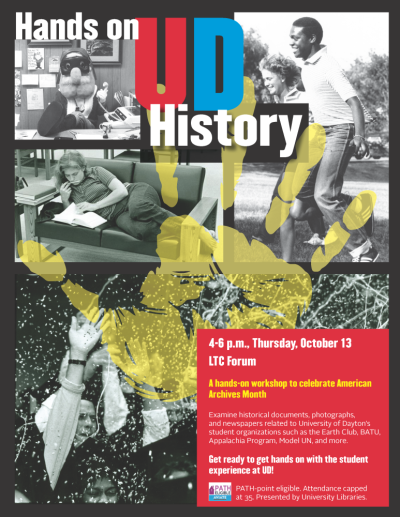 Hands on History flier