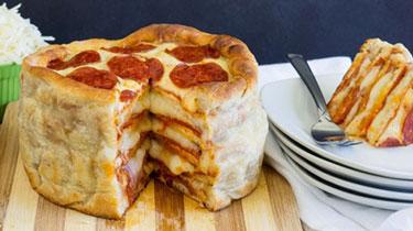 Pizza cake